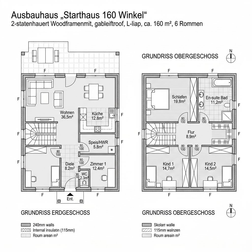 Grundriss Starthaus 160 Winkel Grundriss Starthaus 160 Winkel von allkauf haus