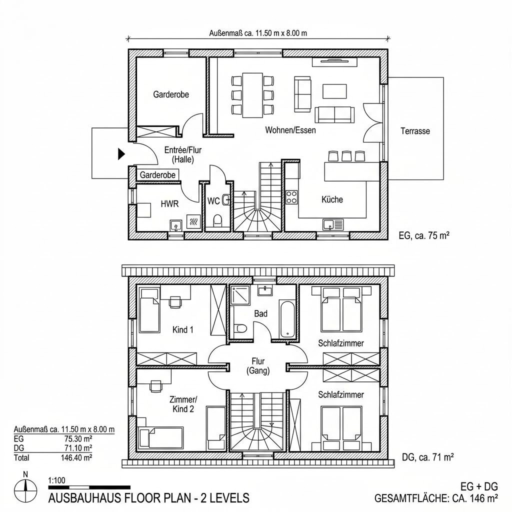 Grundriss Home 6 Grundriss Home 6 von allkauf haus