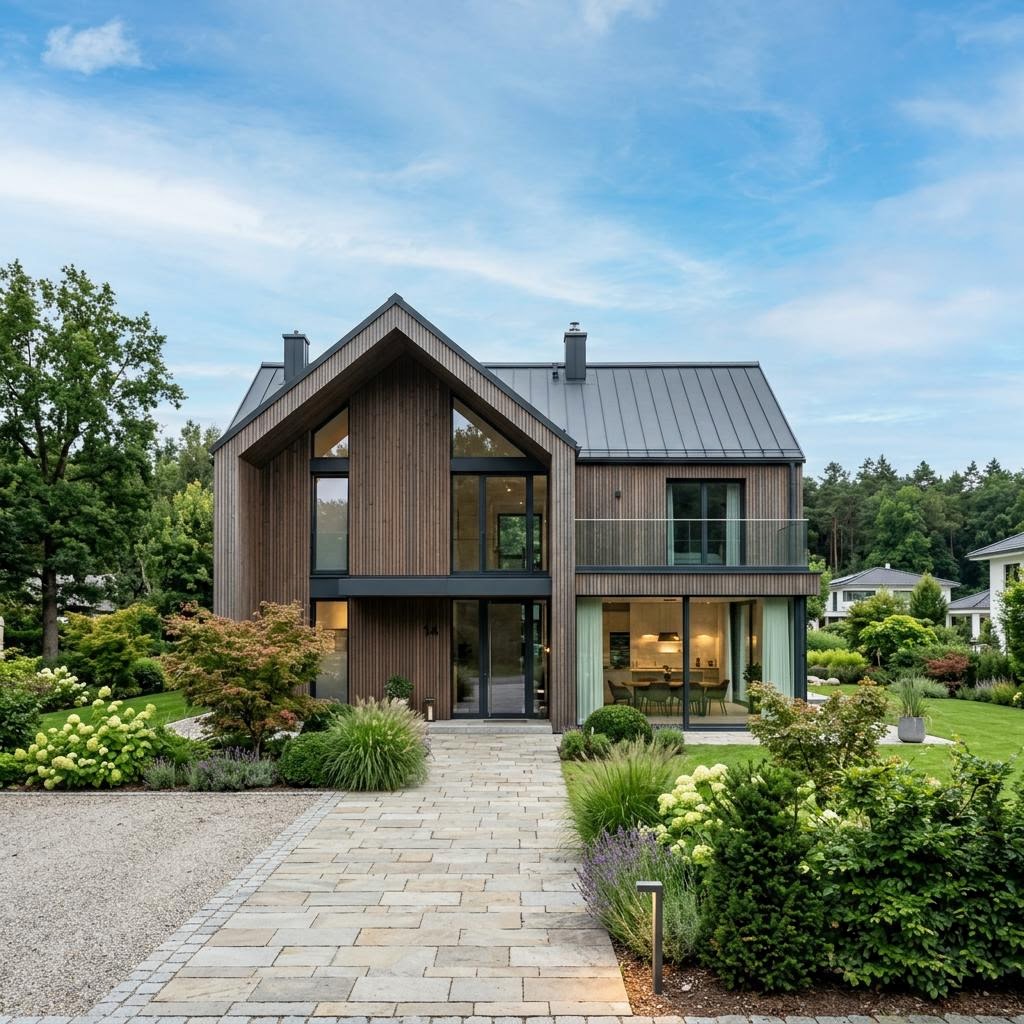 Luxusvilla & Designerhaus Haus Werner von Baufritz — Fertighaus mit rund 186 m²