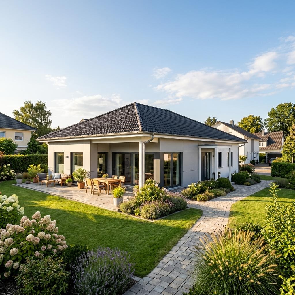 Bungalow Evolution 120 von Bien-Zenker Bungalow Evolution 120 von Bien-Zenker mit Walmdach