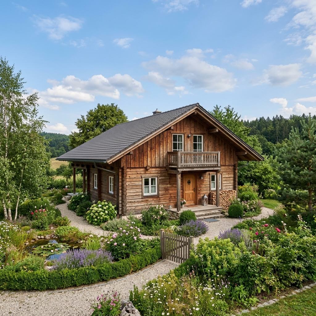 Blockhaus Uckermark 96 von Fullwood Wohnblockhaus — Blockhaus aus Blockbohlen mit rund 96 m²