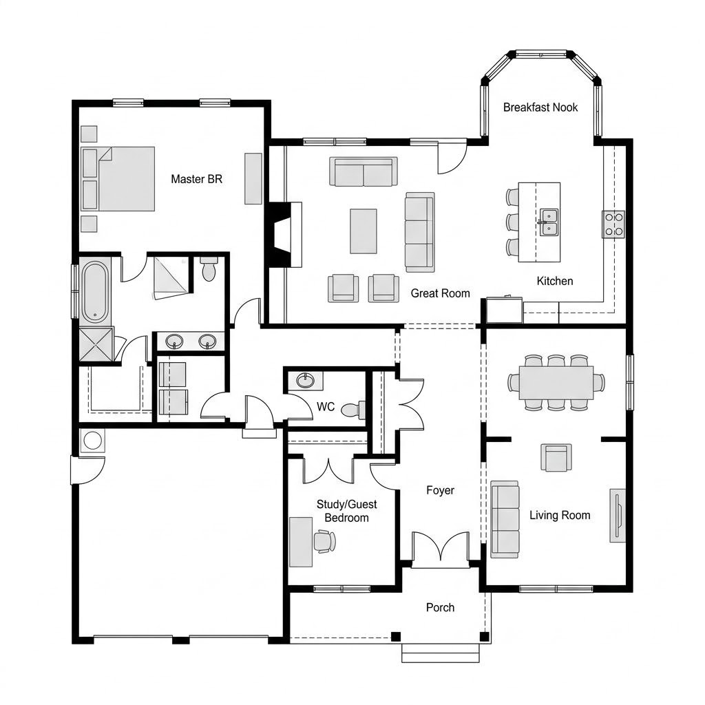 Amerikanisches Haus Newport 165 von Bostonhaus — verputzter Massivbau mit 165 m²