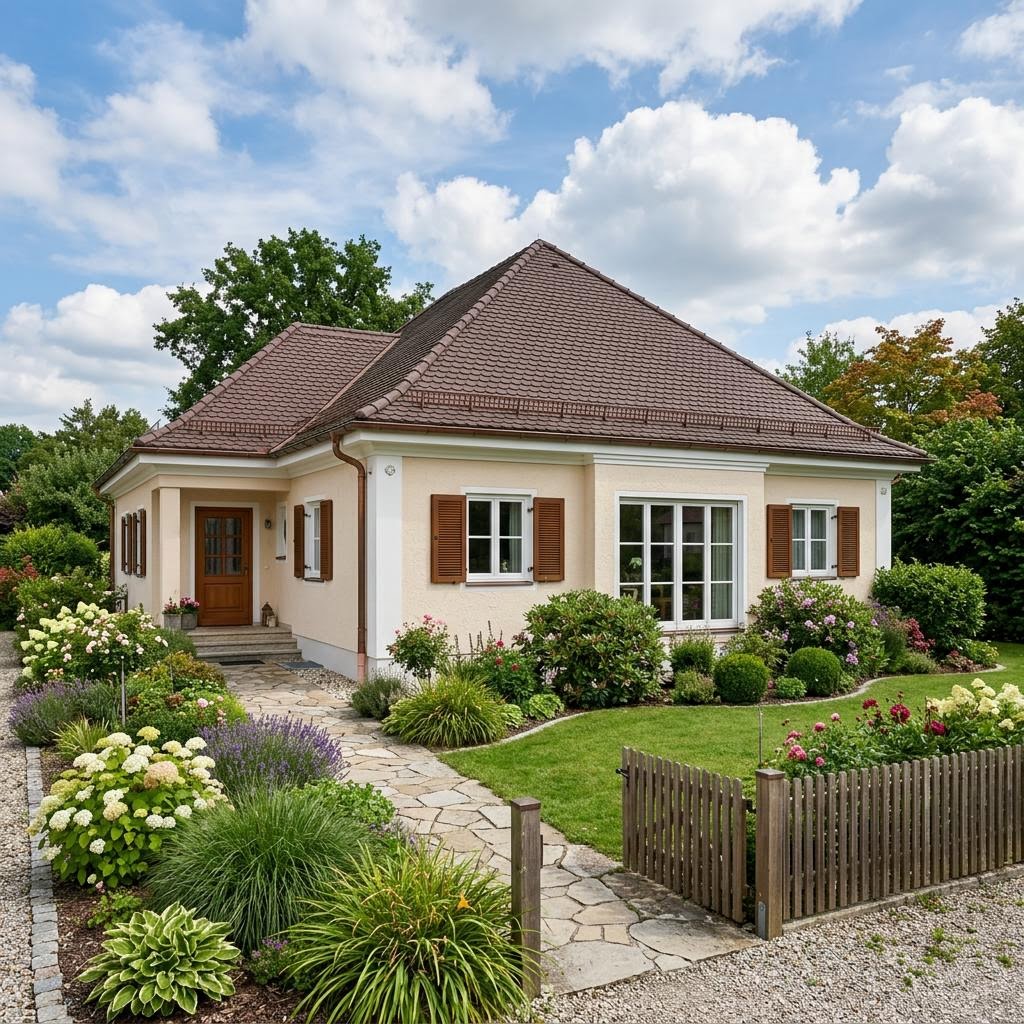 Bungalow BL 135 Variante S von Baudirekt Architektenhäuser — Massivhaus mit rund 135 m²