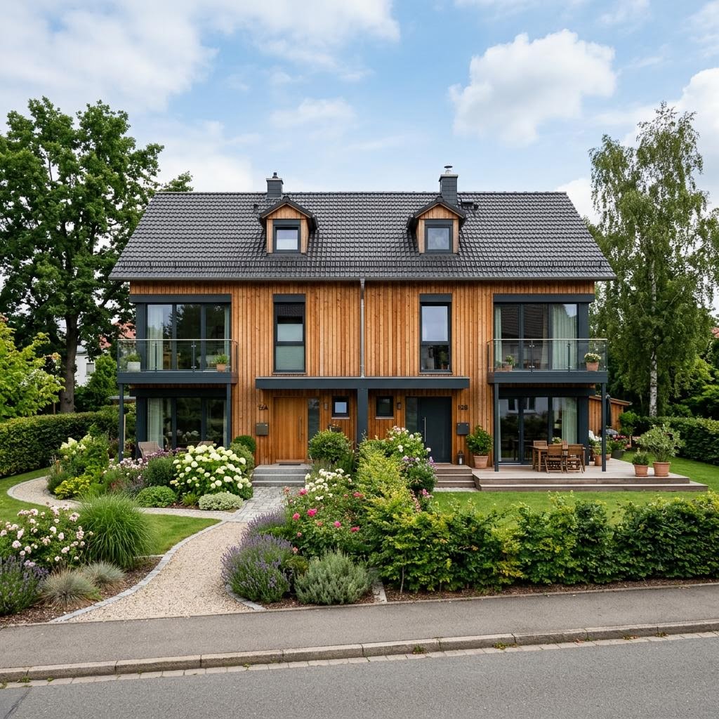 Pro Duo 106 von ProHaus Doppelhaus Pro Duo 106 von ProHaus — Fertighaus mit rund 106 m²