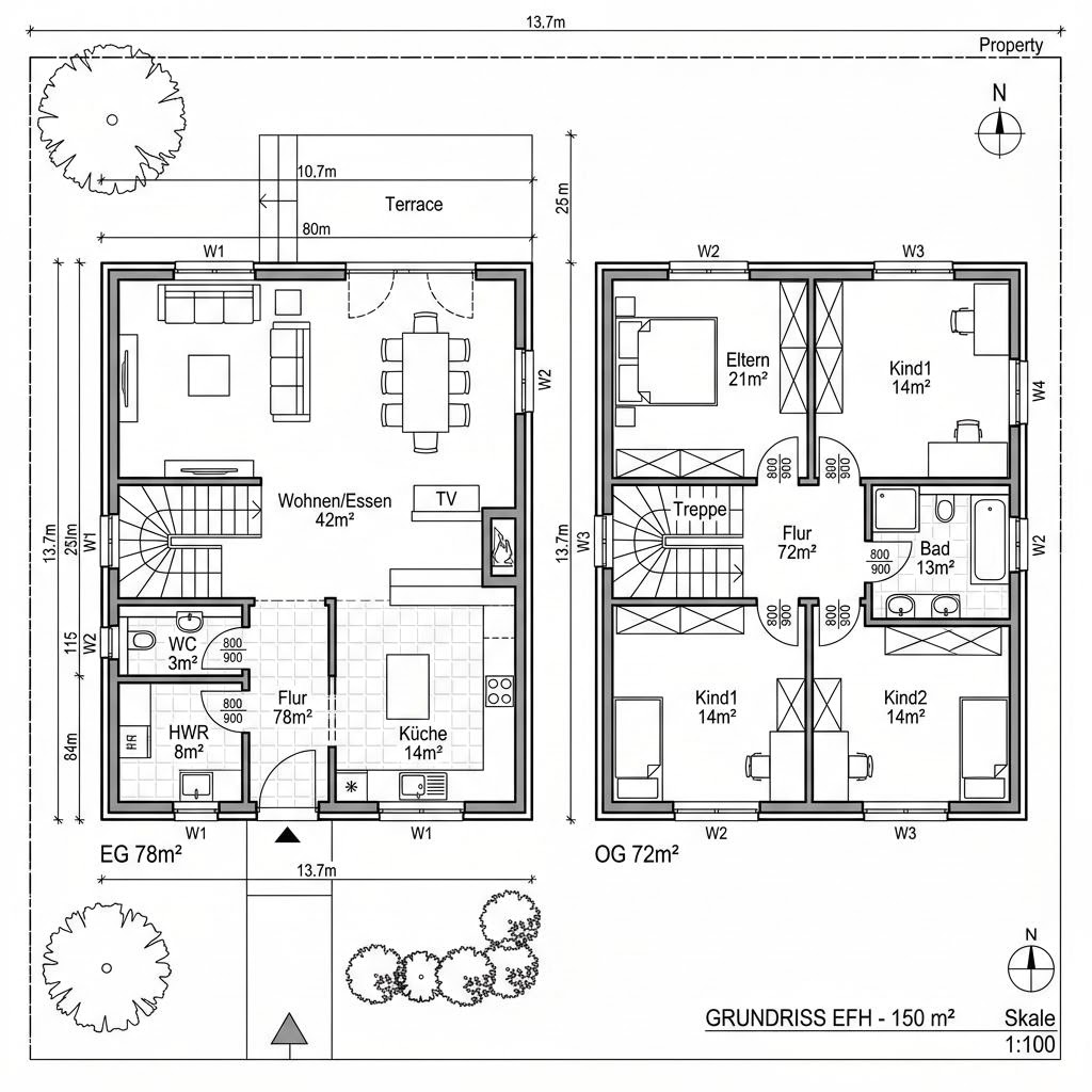 Grundriss MEDLEY 3.0 400 von FingerHaus