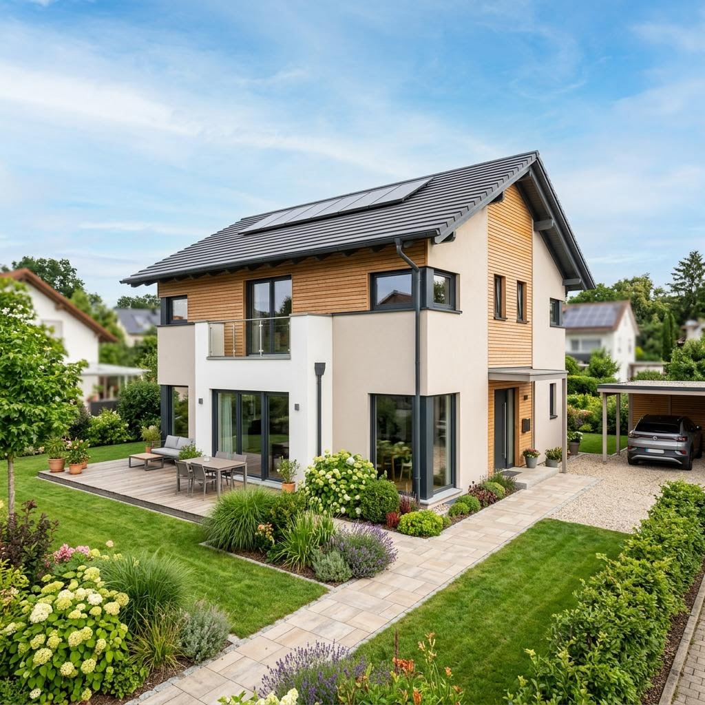 NEO 400 von FingerHaus Einfamilienhaus NEO 400 von FingerHaus — Holztafelbau mit rund 152 m²