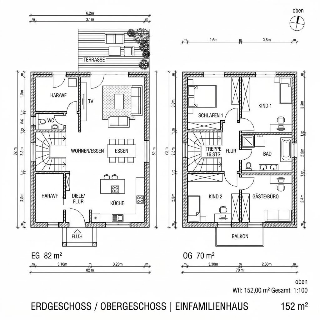 Grundriss NEO 400 von FingerHaus