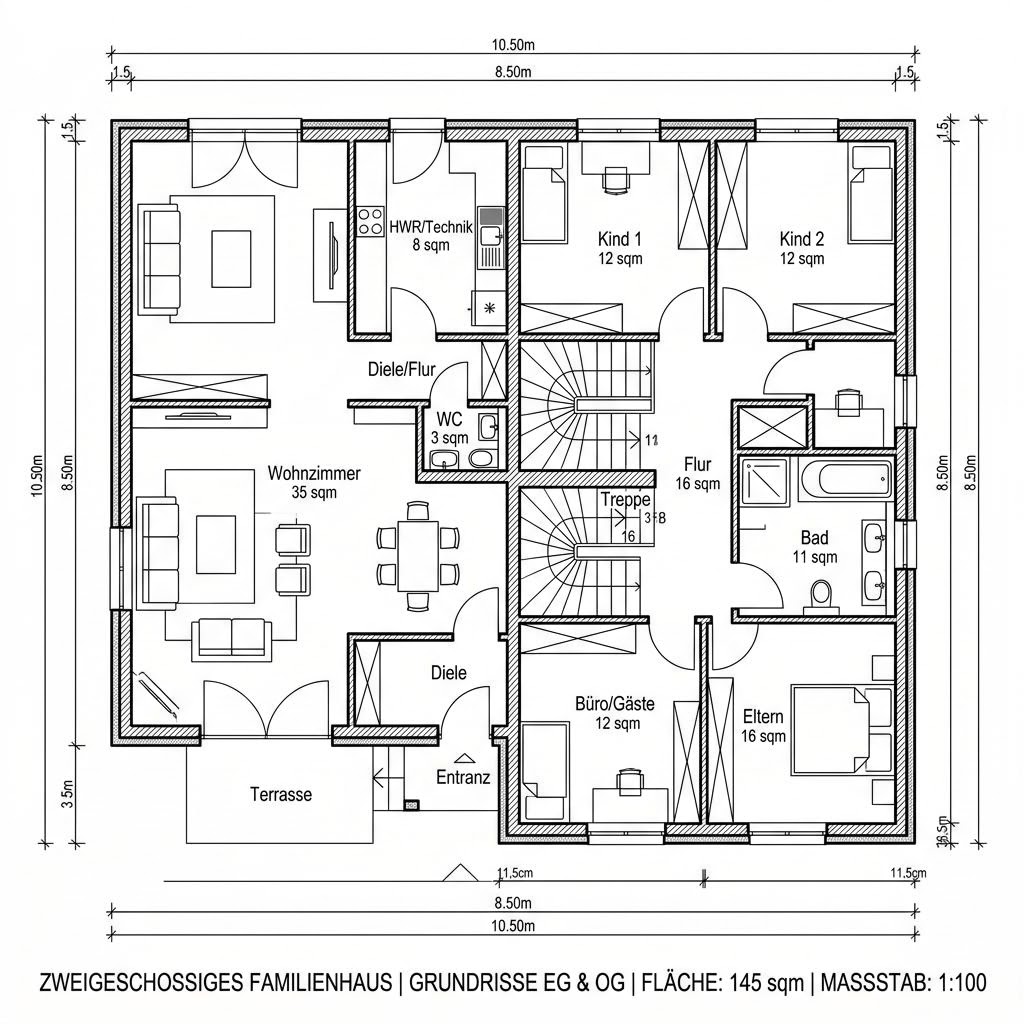 Grundriss VIO 302 von FingerHaus