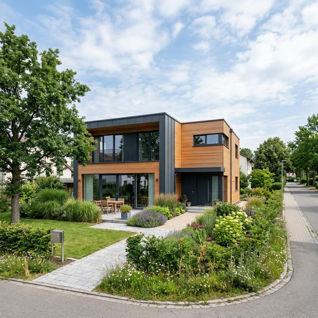 Serie Town 134 von GROPYUS Einfamilienhaus Serie Town 134 von GROPYUS — Holztafelbau mit rund 134 m²