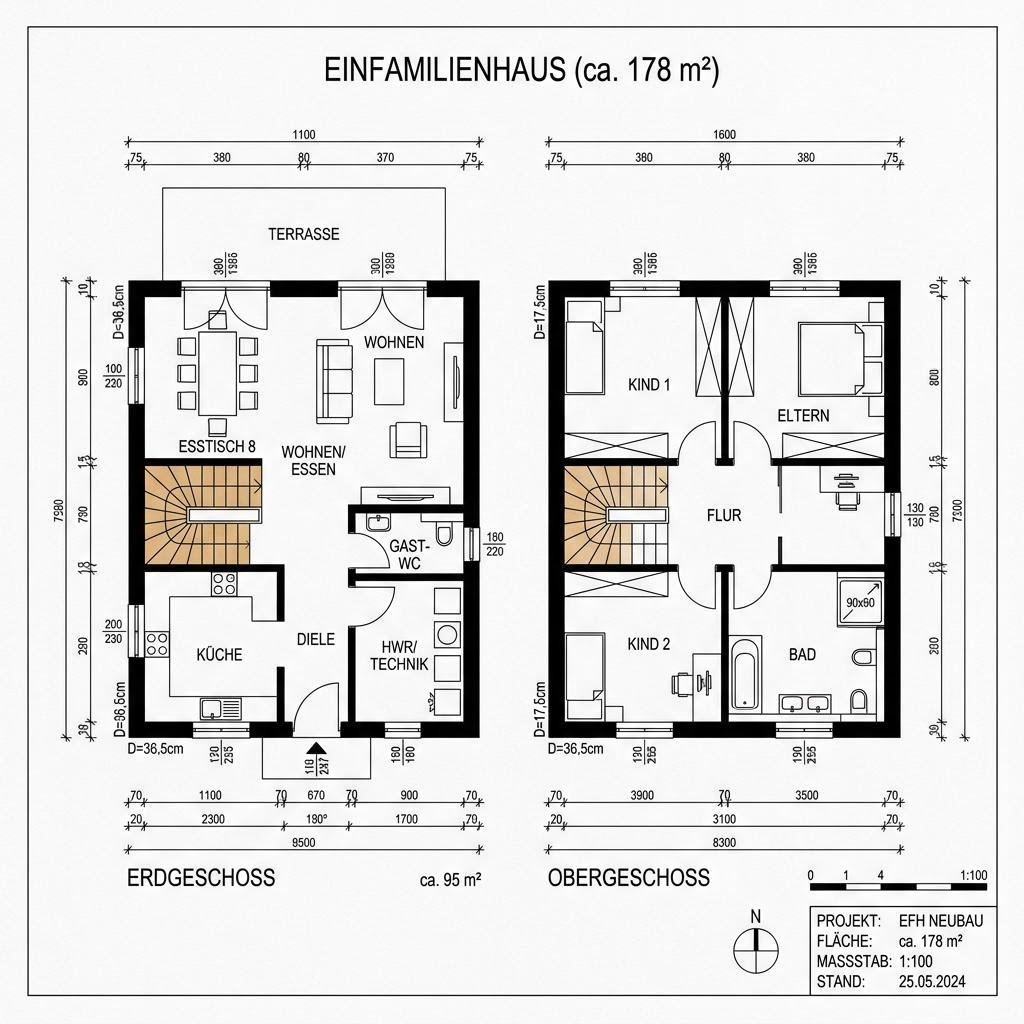Grundriss MODERN 178 Grundriss MODERN 178 von Hartl Haus