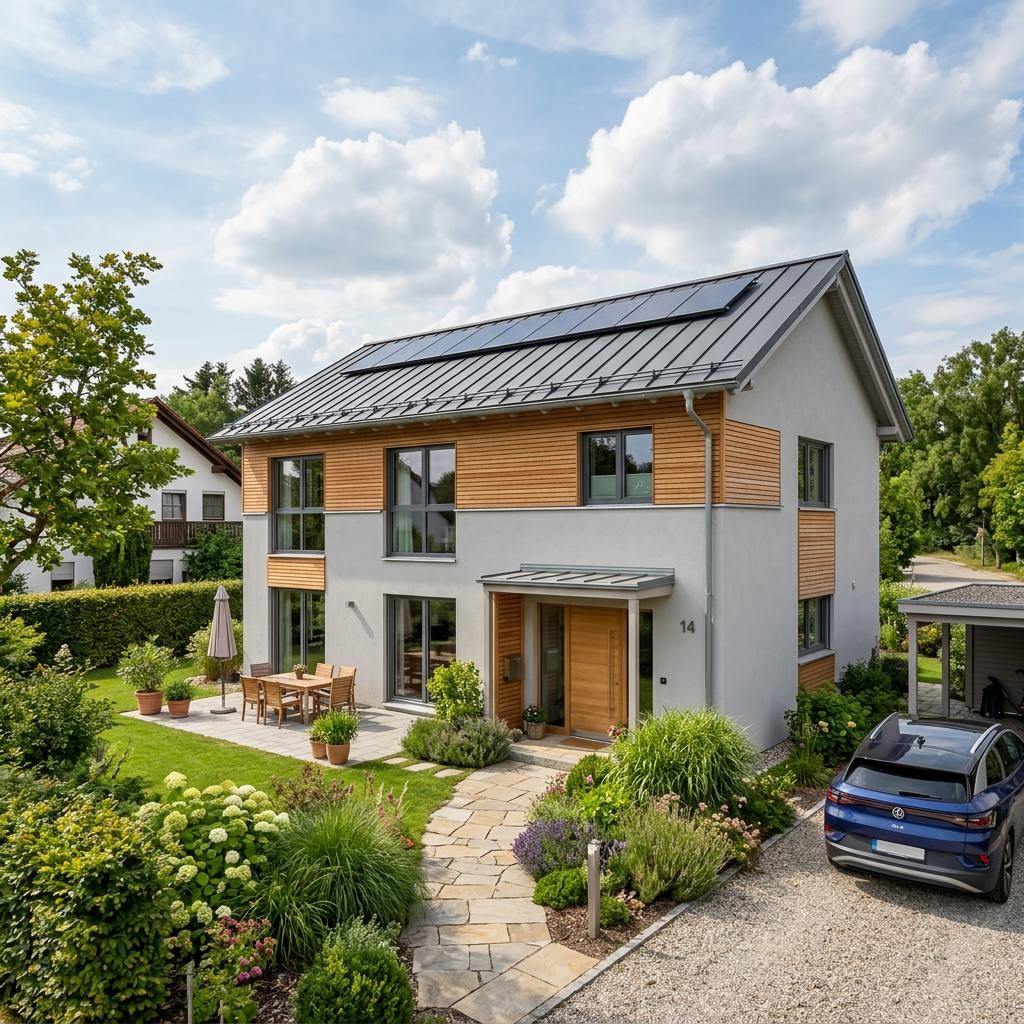 TREND 120 von Hartl Haus Einfamilienhaus TREND 120 von Hartl Haus — kompaktes Echtholz-Fertighaus mit 120 m²