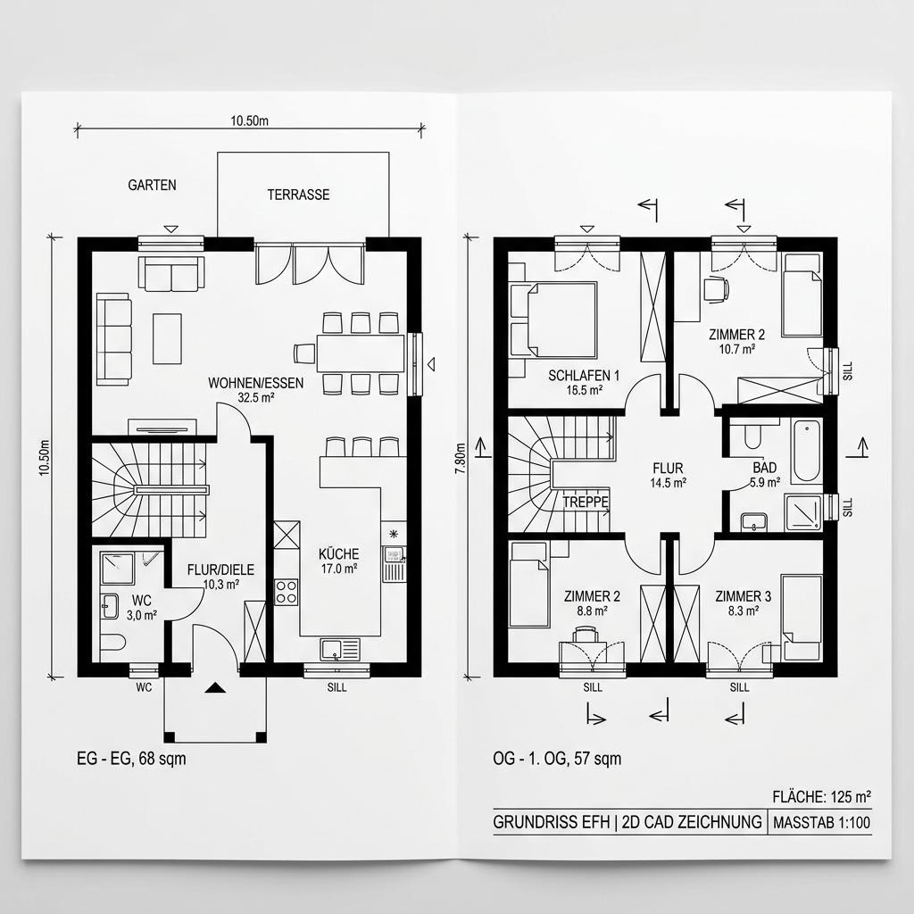 Grundriss VITA 125 Grundriss VITA 125 von Hartl Haus