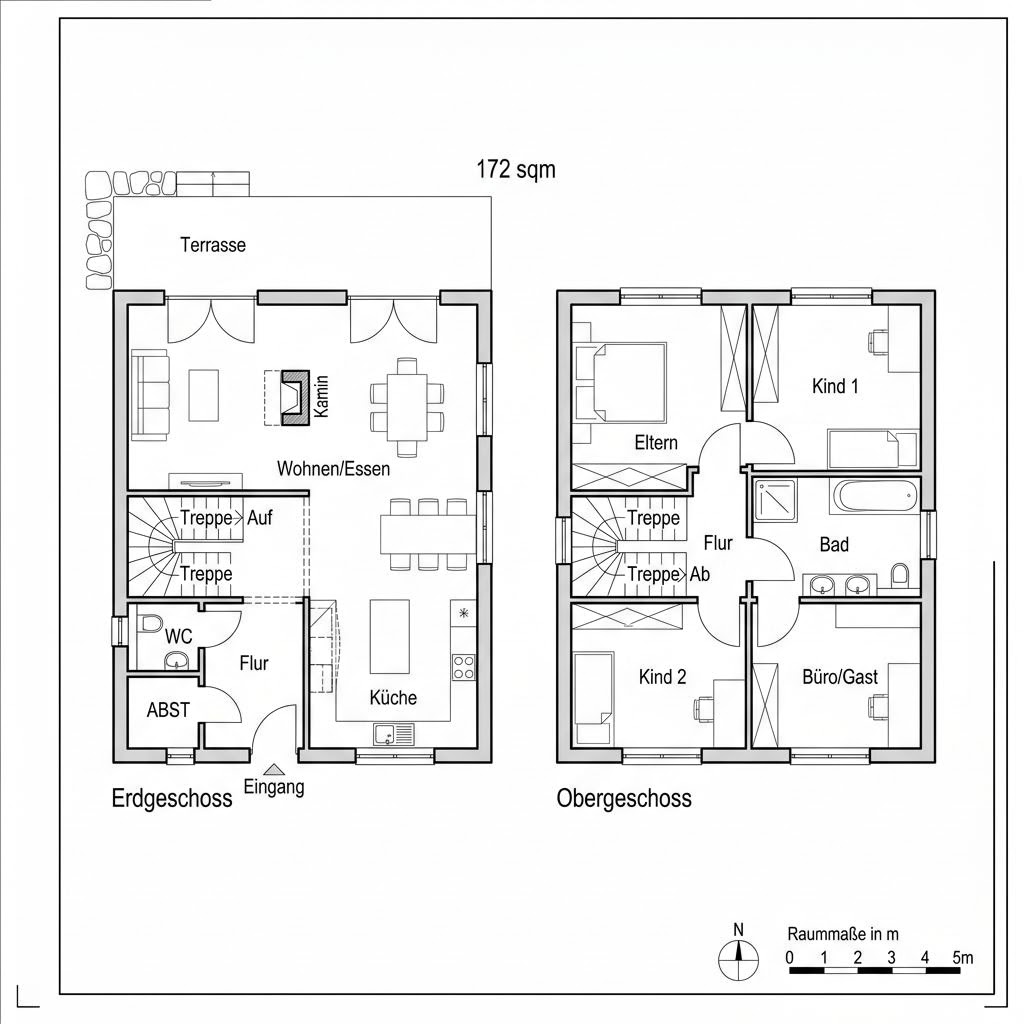 Grundriss Lifestyle 172 von HELMA Eigenheimbau