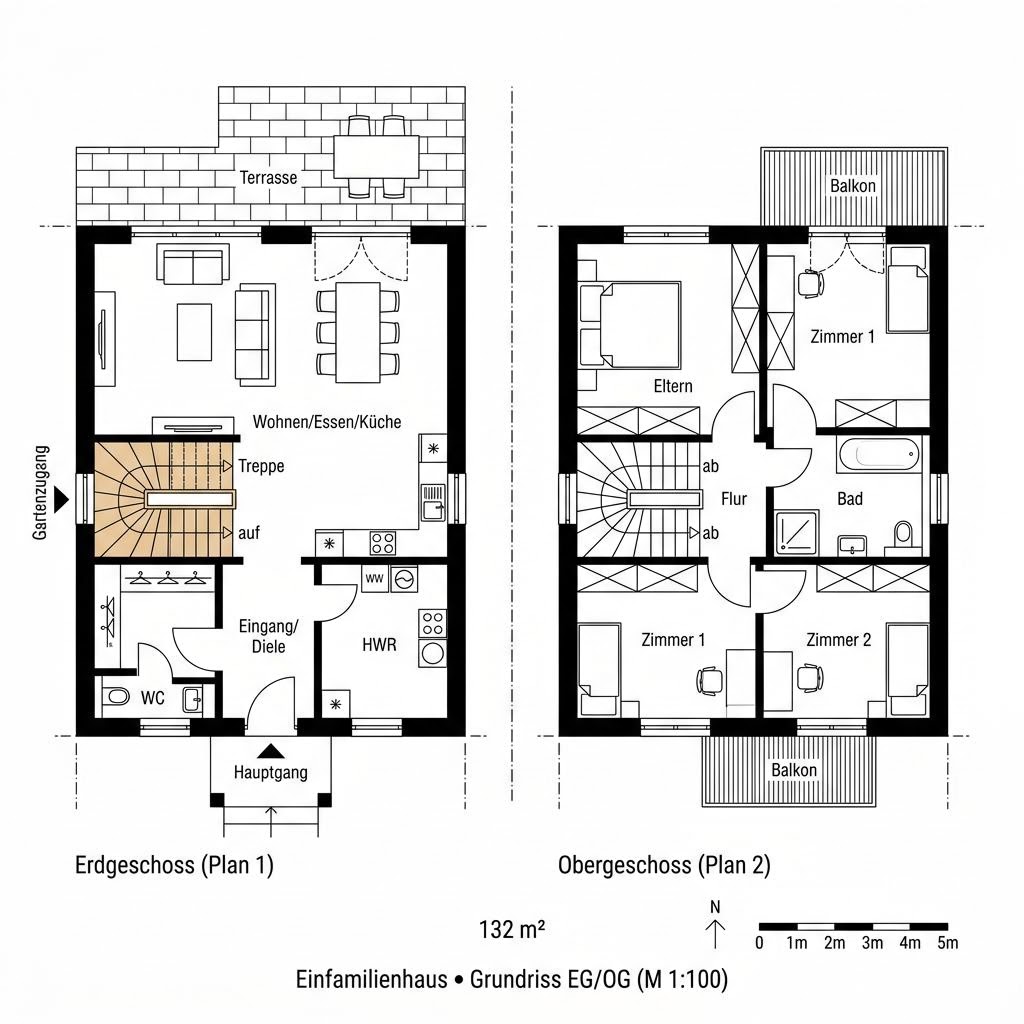 Grundriss Wolfratshausen Grundriss Wolfratshausen von Isartaler Holzhaus