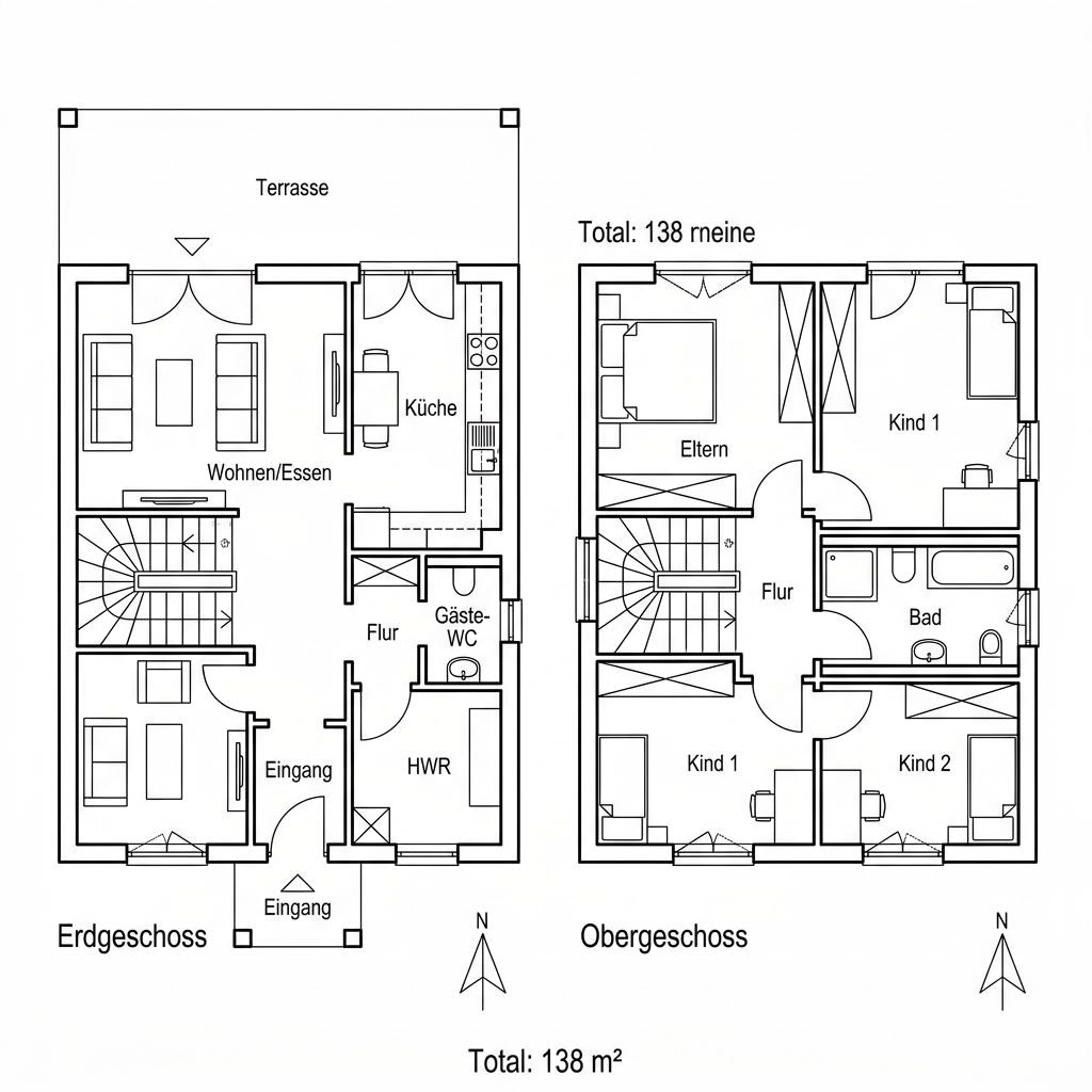Grundriss EcoLine 14.01 S von massa haus