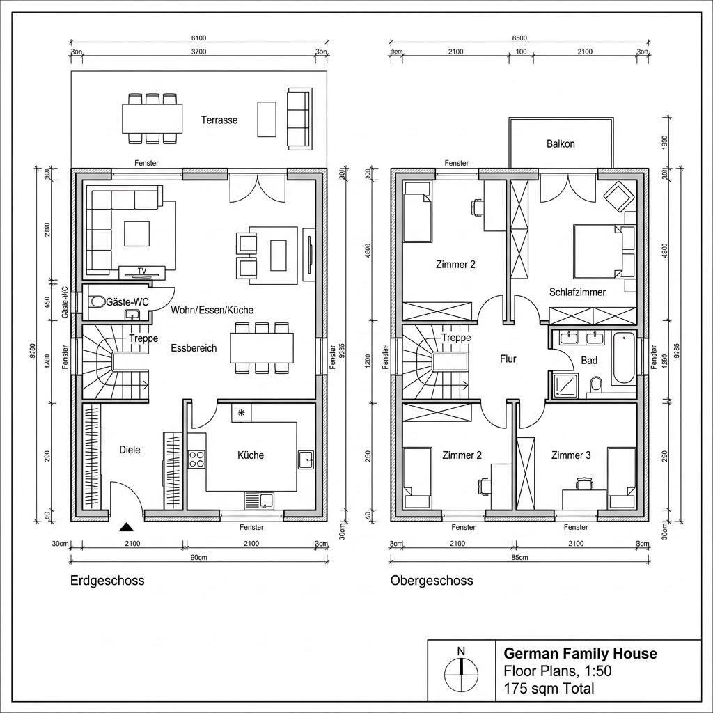 Grundriss FamilyStyle 18.01 W von massa haus