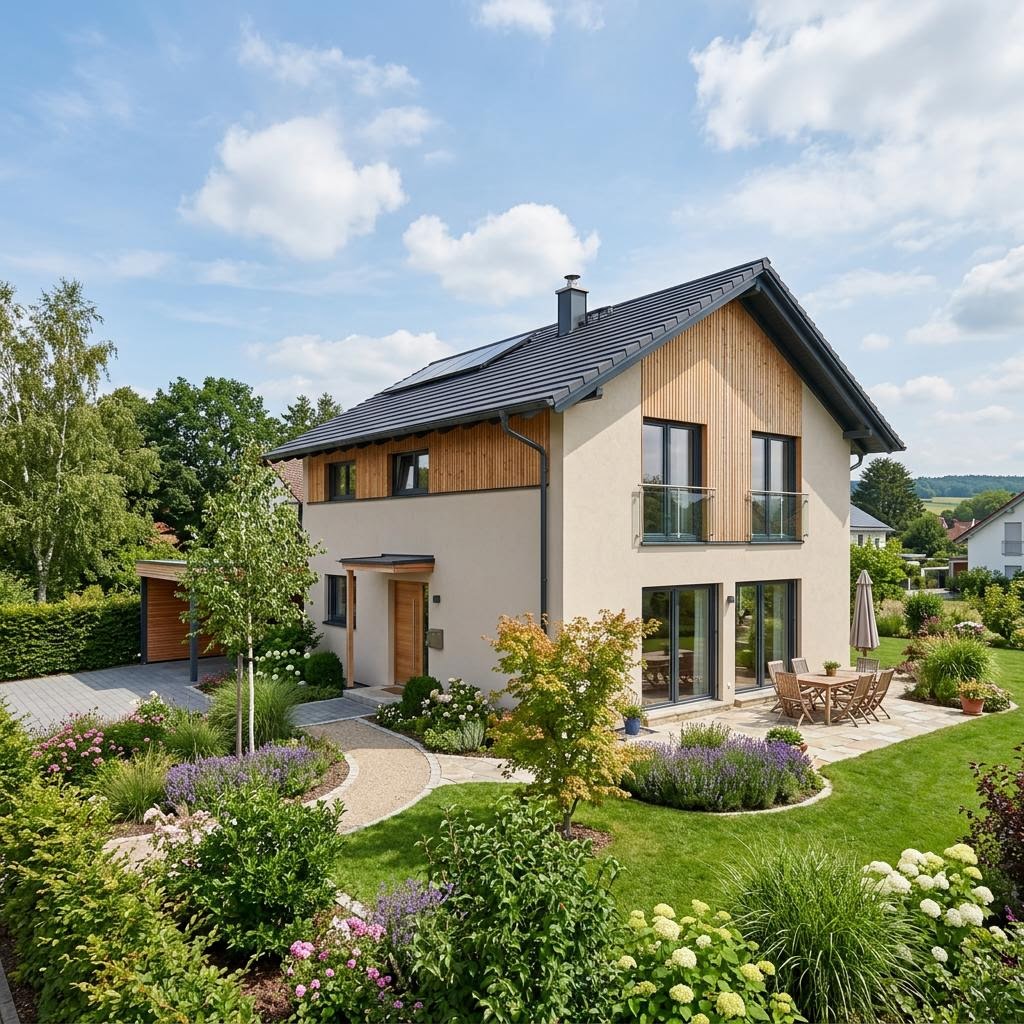 SH 119 B von ScanHaus Marlow Einfamilienhaus SH 119 B von ScanHaus Marlow — Fertighaus mit Satteldach und 119 m²
