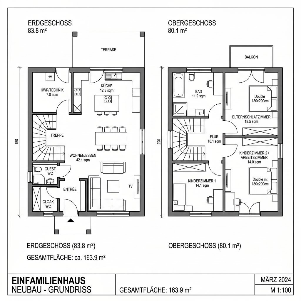 Grundriss Lifestyle 164 von Suckfüll Energiesparhaus