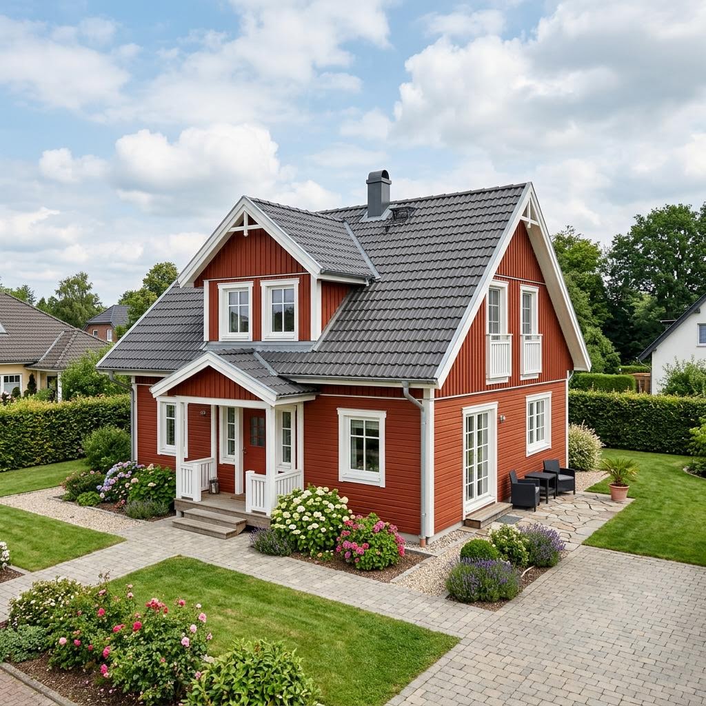 Schwedenhaus Linköping 144 von Eksjöhus Schwedenhaus Linköping 144 von Eksjöhus — Holzhaus mit Satteldach und 144 m²