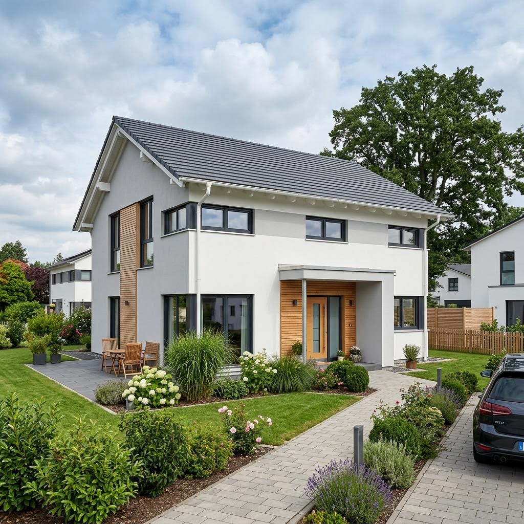 NEO 211 von FingerHaus Einfamilienhaus NEO 211 von FingerHaus — Holztafelbau mit 136 m²