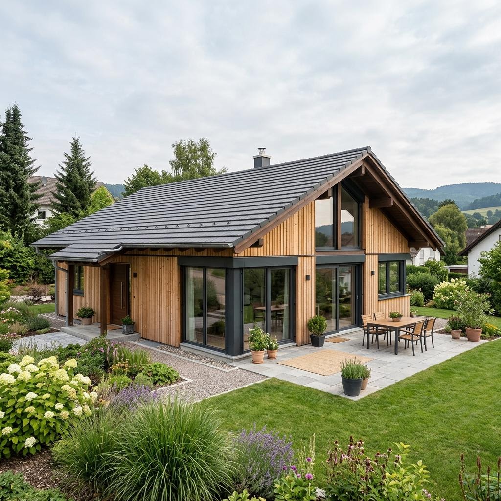 Frammelsberger Holzhaus Holz-Bungalow Schwarzwald 110 – Fertighaus Preis pro m²