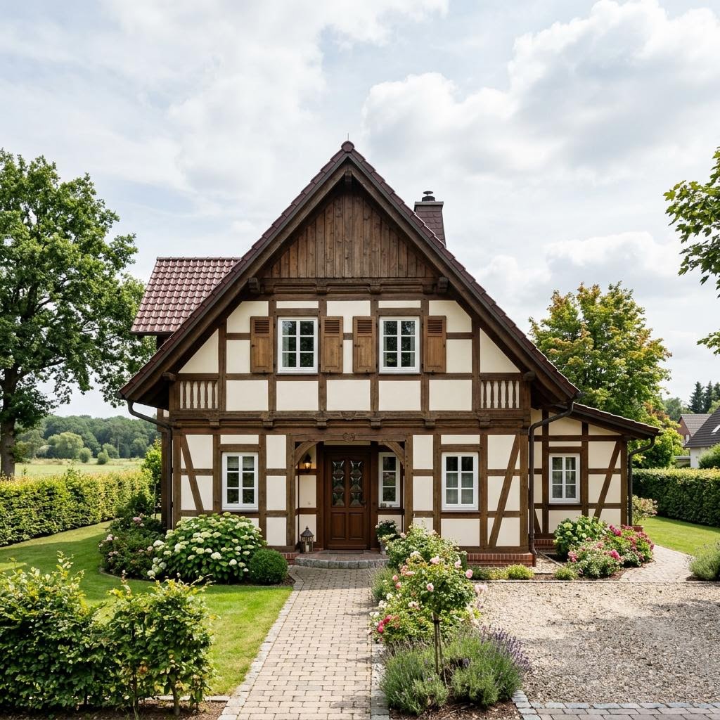 Fachwerkhaus Diele 158 von Fuhrberger Blockhaus — Eichen-Fachwerk mit 158 m²