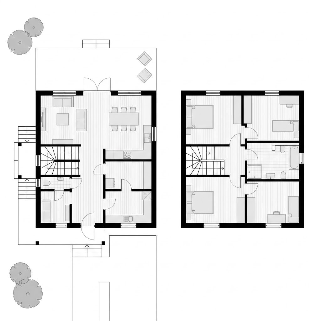 Schwedenhaus Stockholm 140 von greenville mit Holzfassade, Veranda und Satteldach