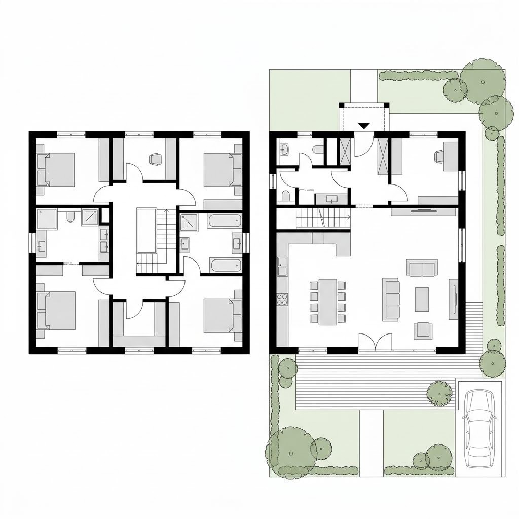 Premium-Stadtvilla Variant 164 von Hanse Haus mit Walmdach