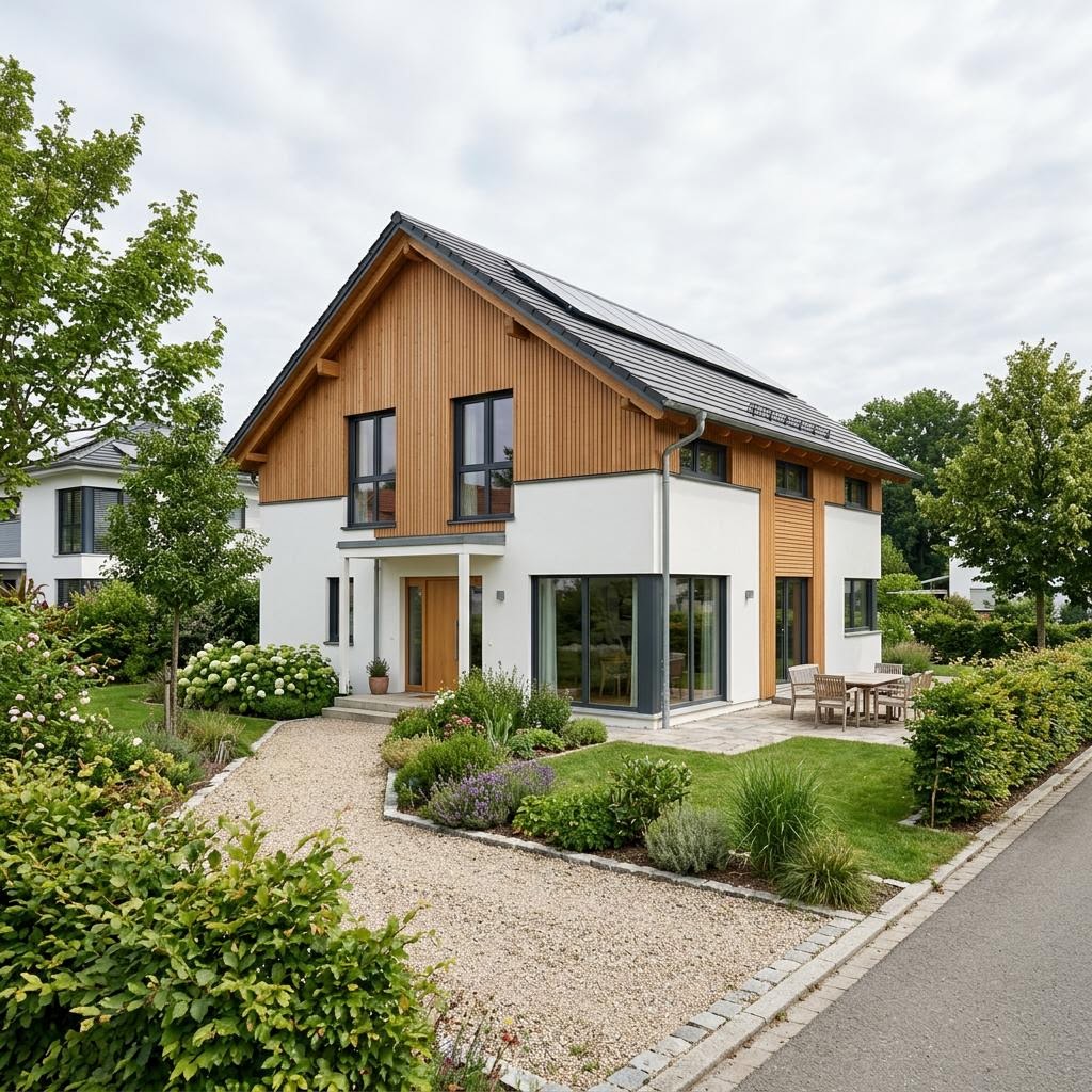 Einfamilienhaus Variant 45-136 von Hanse Haus als Fertighaus mit Satteldach