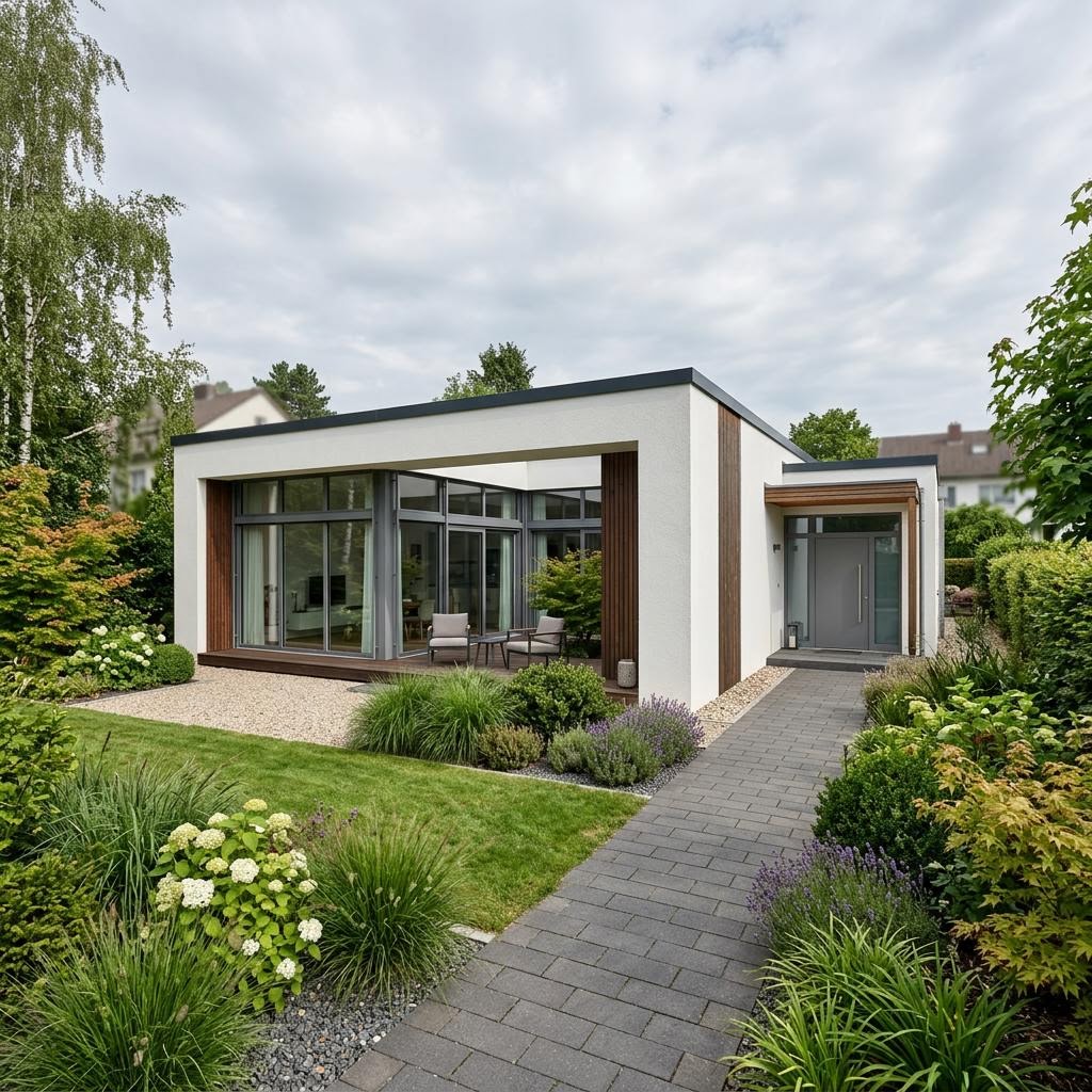 HELMA Eigenheimbau Atrium-Bungalow 146 Preis HELMA Eigenheimbau Atrium-Bungalow 146 – Fertighaus Preis pro m²