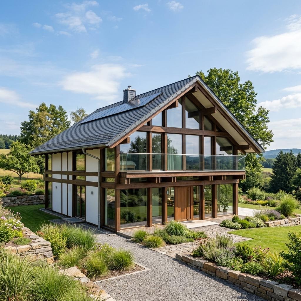 KD-Haus Modernes Fachwerkhaus Preis KD-Haus Modernes Fachwerkhaus – Fertighaus Preis pro m²