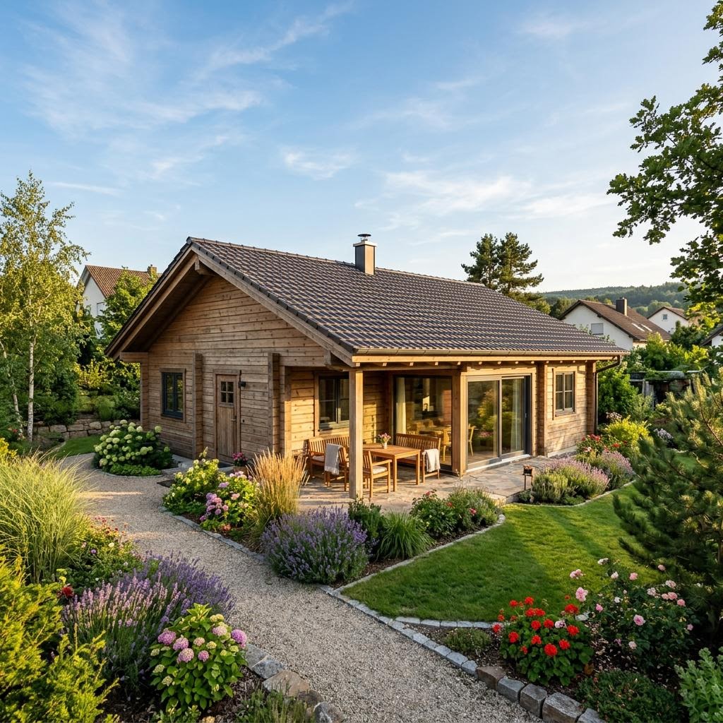 Ferienhaus Lakka 78 von Honka Finnisches Ferienhaus Lakka 78 von Honka aus Blockbohlen