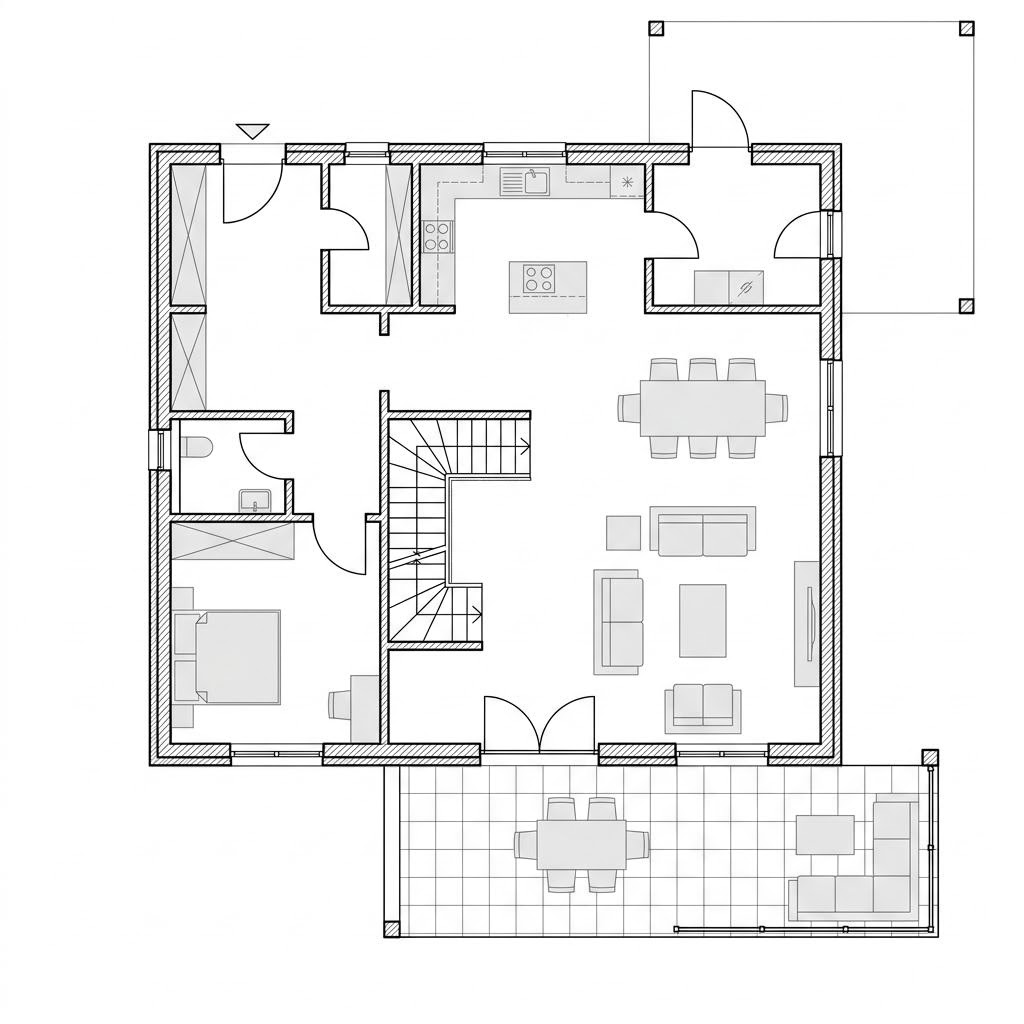 Stadtvilla Stadtvilla Signus von Kern-Haus — Massivhaus mit 148 m²