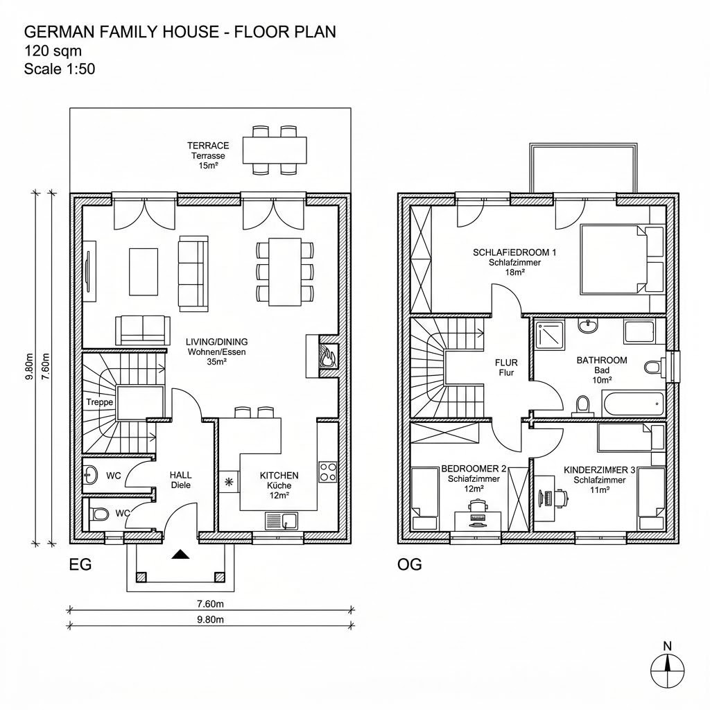 Landhaus Kampenwand 120 von Chiemgauer Holzhaus — Vollholzhaus mit Satteldach und 120 m²