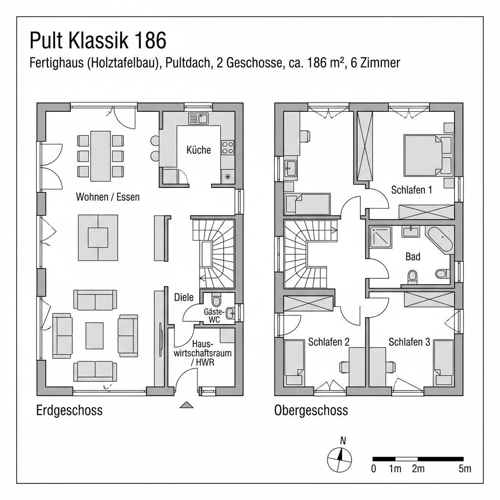 Grundriss Pult Klassik 186 Grundriss Pult Klassik 186 von LUXHAUS