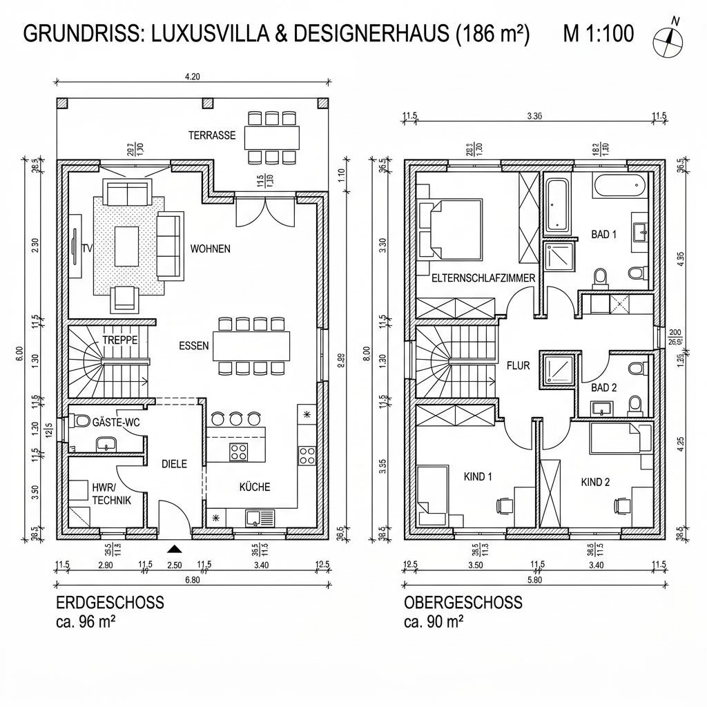 Grundriss MODUM 8 Beispiel 9 Grundriss MODUM 8 Beispiel 9 von HUF HAUS