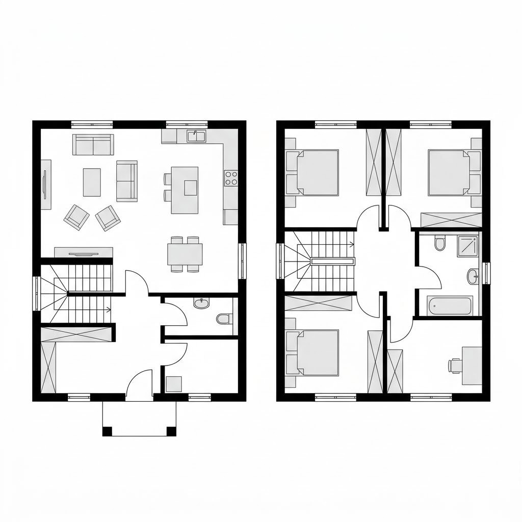 Grundriss Selection Familie 138 von Schwabenhaus