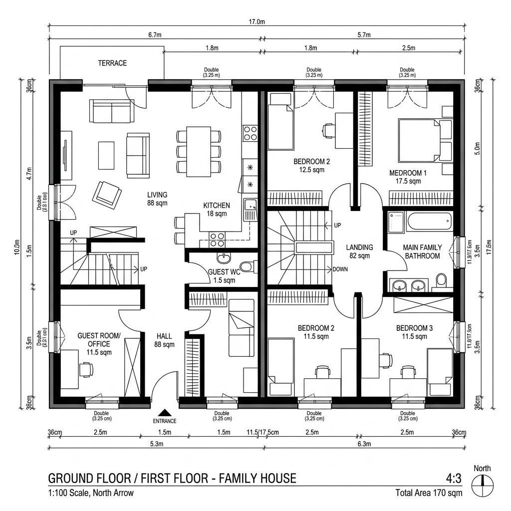 Stadtvilla SELECT 170 von Hartl Haus — individuell planbares Echtholz-Fertighaus mit 170 m²