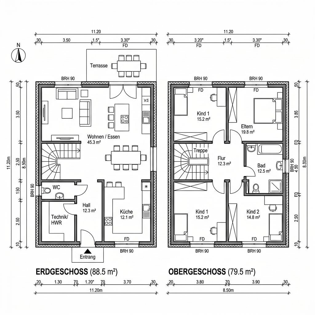 Stadtvilla Icking von Isartaler Holzhaus — Fertighaus in Holztafelbau mit rund 168 m²