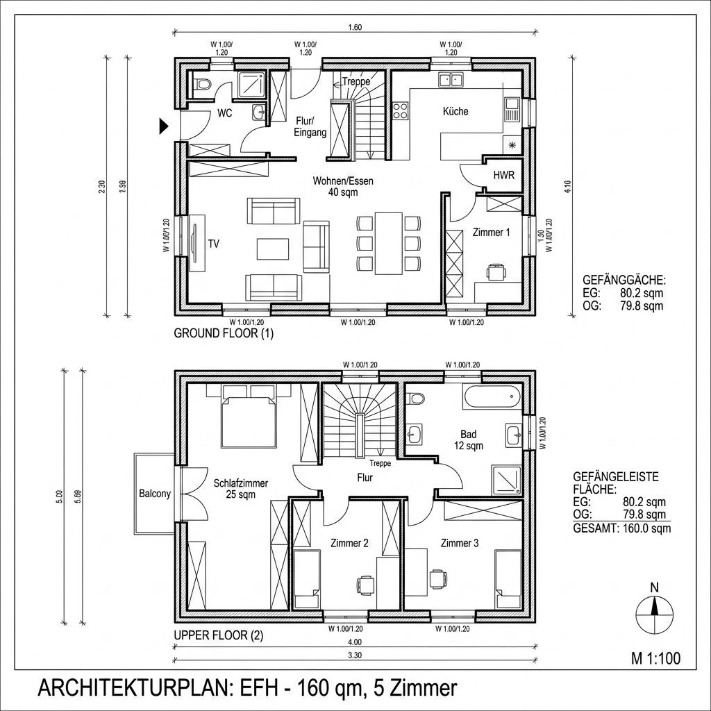 Stadtvilla Villa Onda 160 von Meisterstück-HAUS — kompaktere Architektenvilla mit Zeltdach