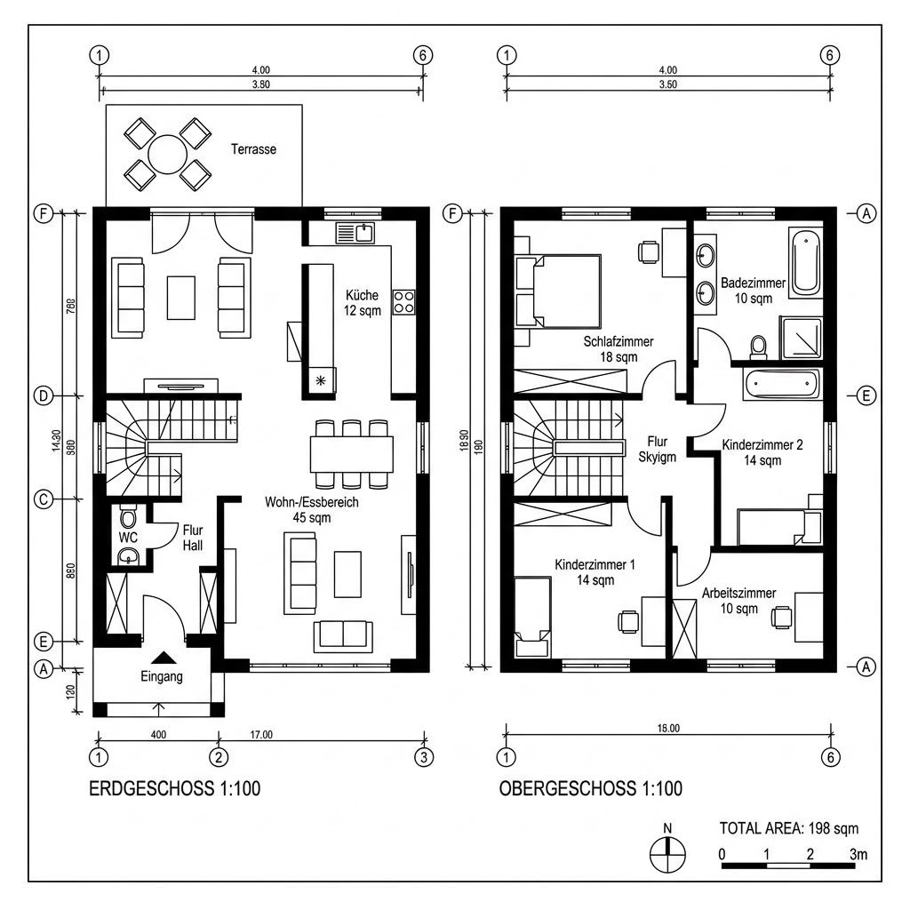 Stadtvilla Villa Riva 198 von Meisterstück-HAUS — großes Architektenhaus mit Zeltdach