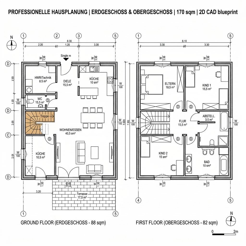 Stadtvilla Casa Natura 170 von Rubner Haus — Naturholzvilla mit Walmdach und 170 m²