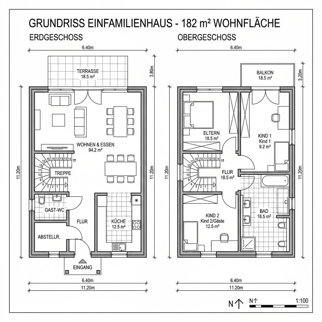 Stadtvilla Salzach von Sonnleitner Holzbauwerke — repräsentatives Holzhaus mit Walmdach