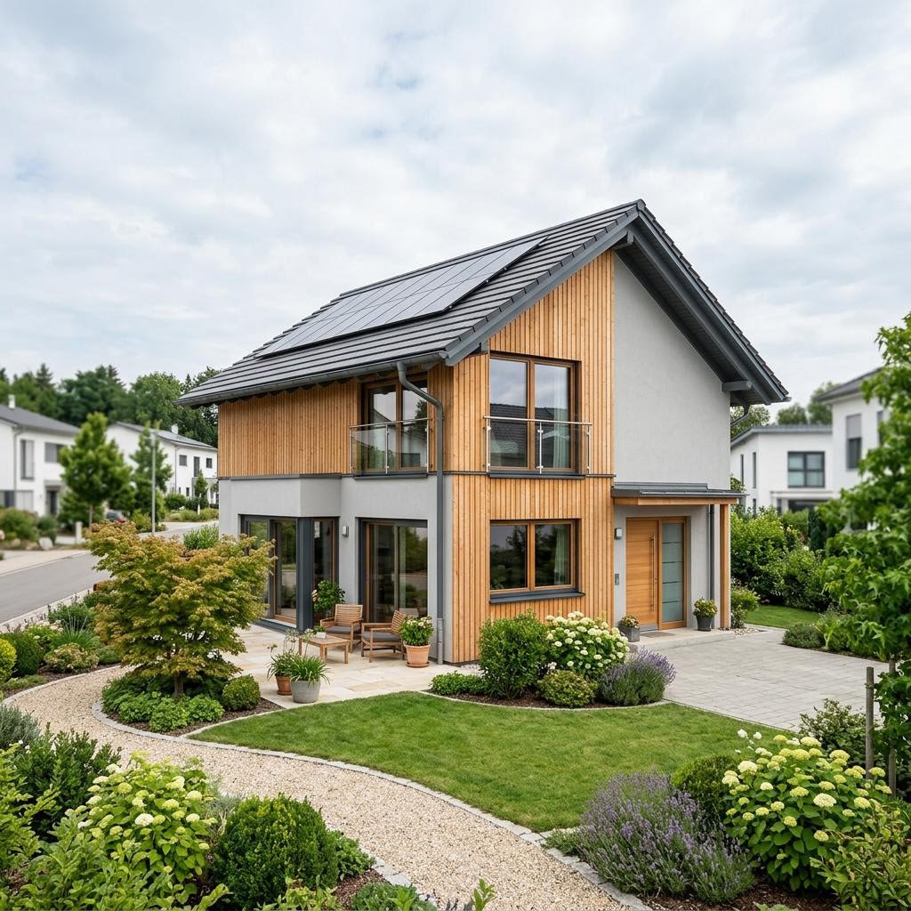 Eco Star 125 von STREIF Haus Einfamilienhaus Eco Star 125 von STREIF Haus als Fertighaus mit Satteldach