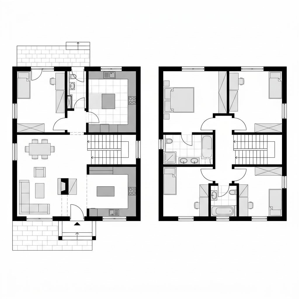 Grundriss Landhaus Reetdiele 148 Grundriss Landhaus Reetdiele 148 von STREIF Haus