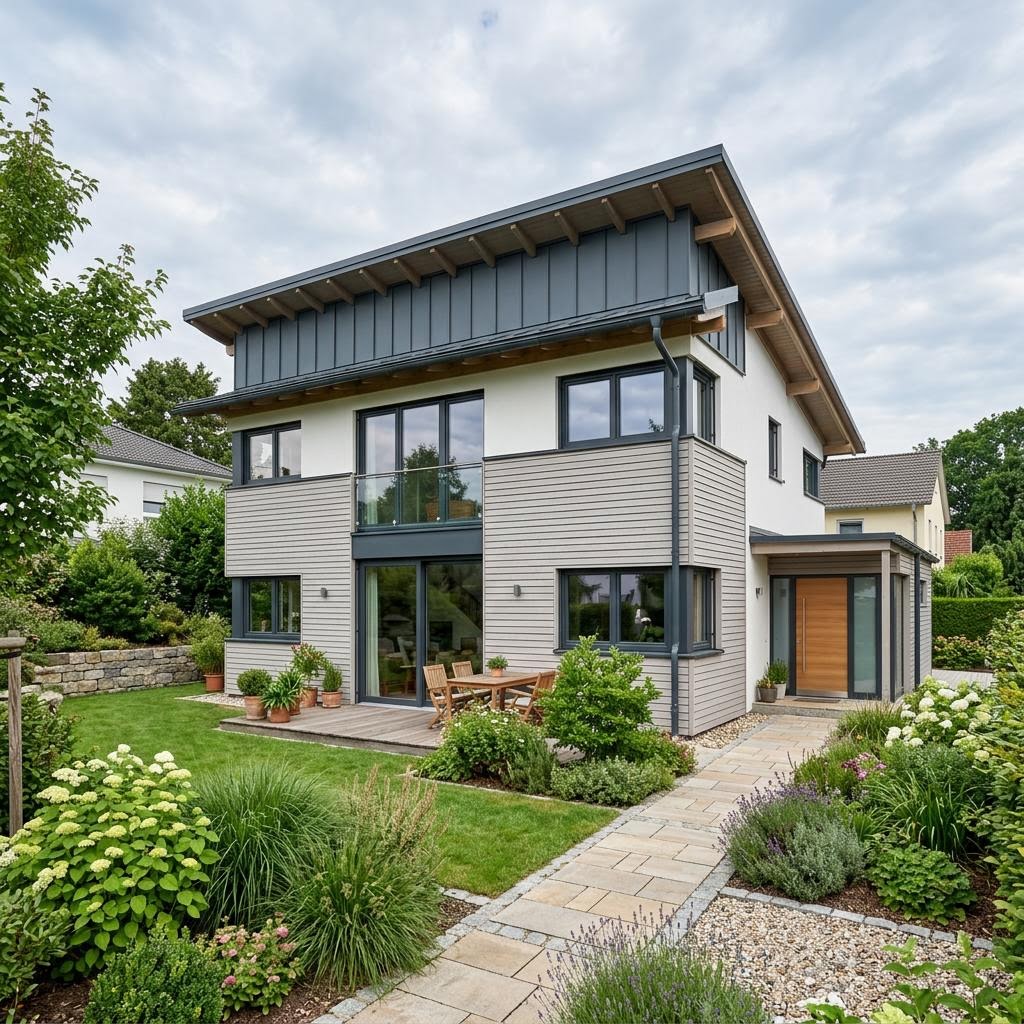 PultSmart 136 von STREIF Haus Pultdachhaus PultSmart 136 von STREIF Haus mit Einstiegsbudget und Solardach