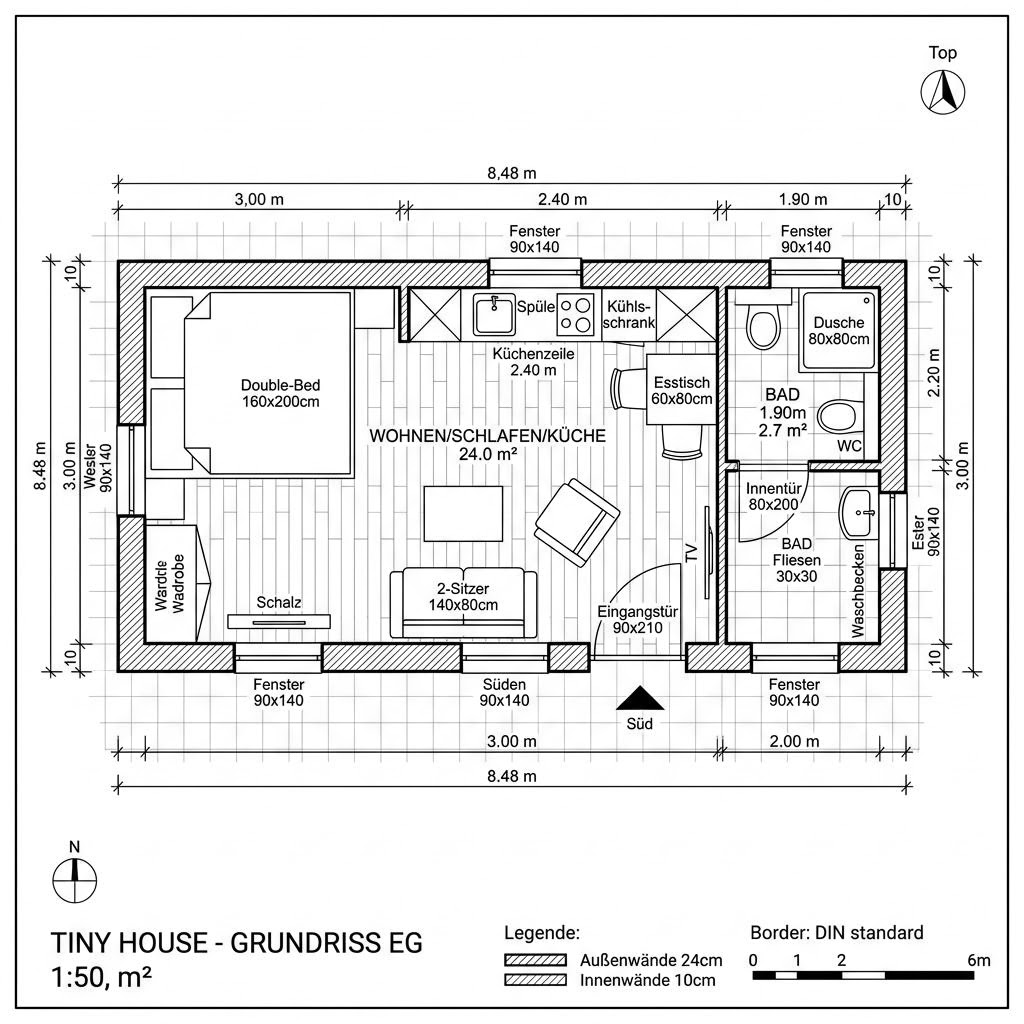 Tiny House Tiny Loft 24 von CABIN ONE — Modulbau mit rund 24 m²