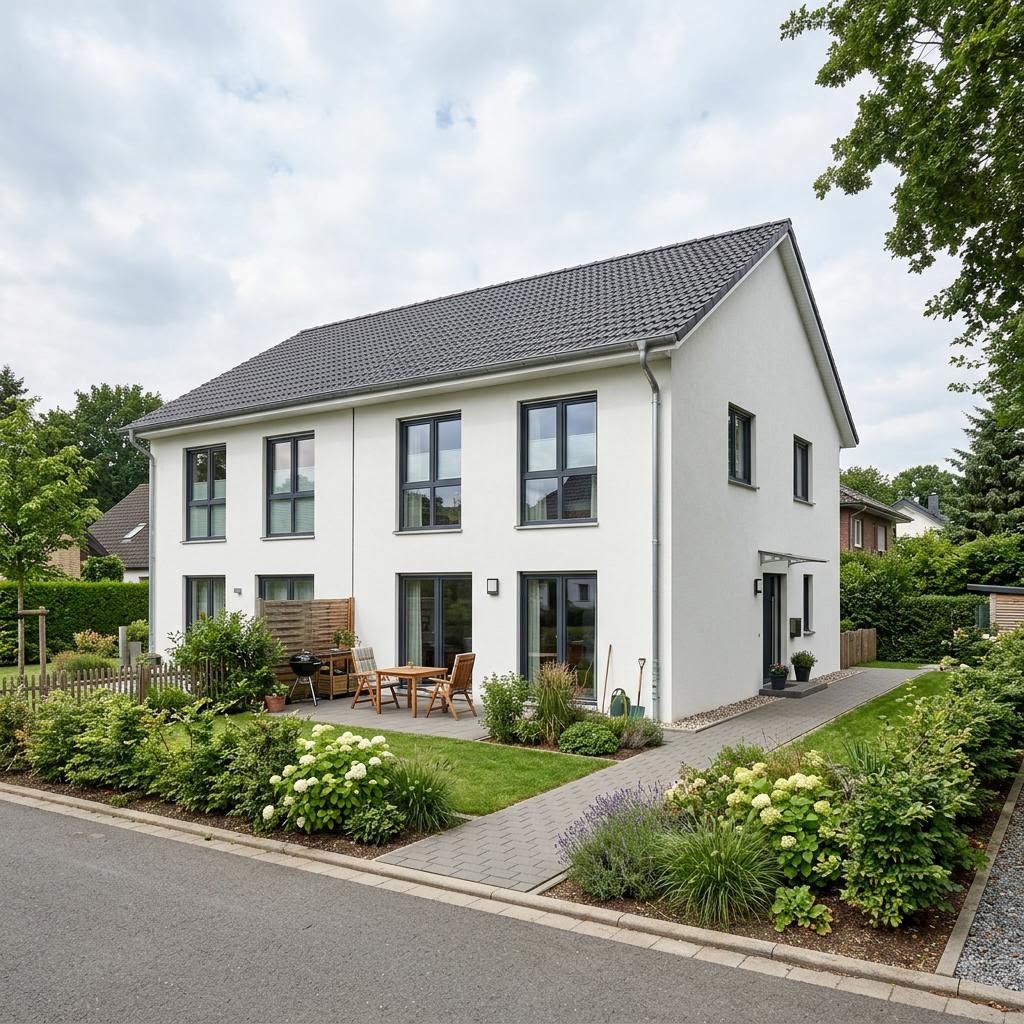 Duo Compact 112 von Town & Country Haus Deutschland Doppelhaushälfte Duo Compact 112 von Town & Country Haus Deutschland — Satteldach, 112 m² für schmale Grundstücke
