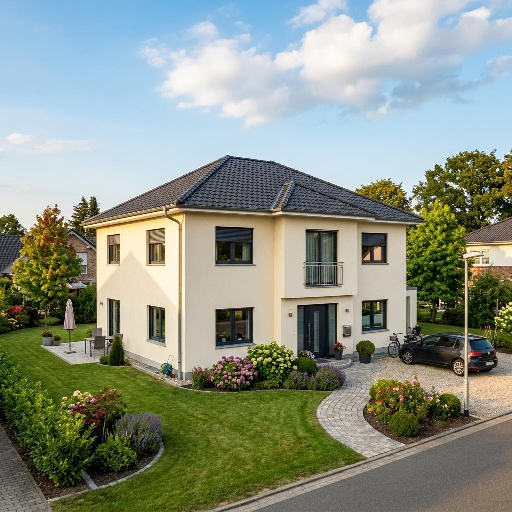 Stadtvilla Flair 156 von Town & Country Haus Deutschland Massive Stadtvilla Flair 156 von Town & Country mit Walmdach