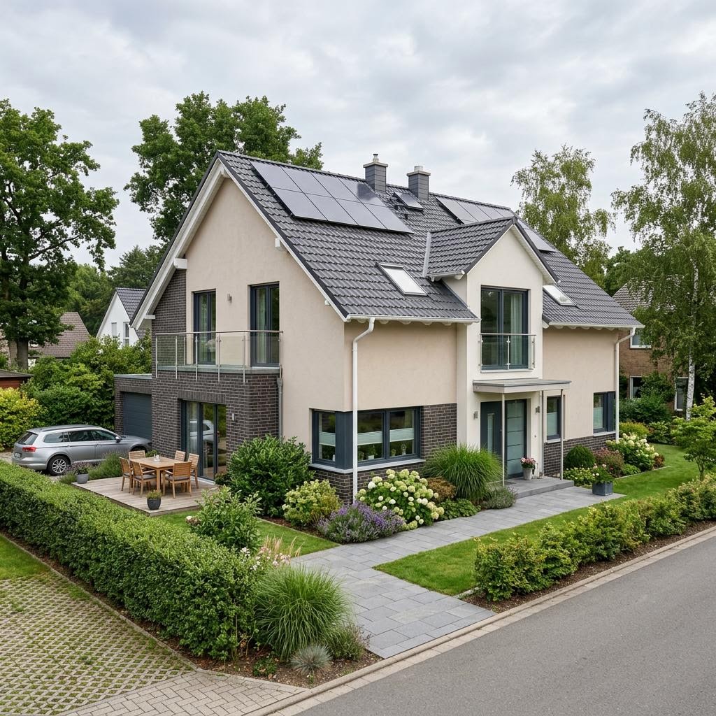 Maxime Duo 158 von Viebrockhaus Doppelhaushälfte Maxime Duo 158 von Viebrockhaus — Satteldach, 158 m² für schmale Grundstücke
